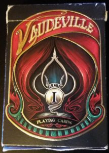 Vaudeville playing cards