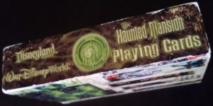 Haunted Mansion Playing Cards side of deck